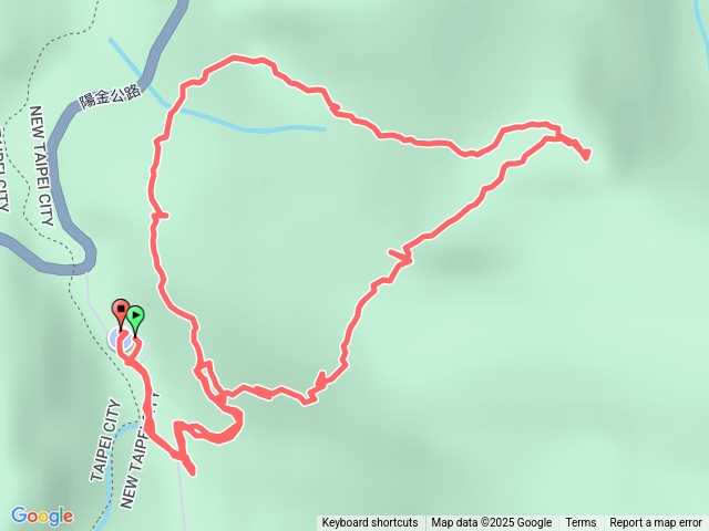 冷水大山、頂中股山、冷水山西峰、三重橋山O型
