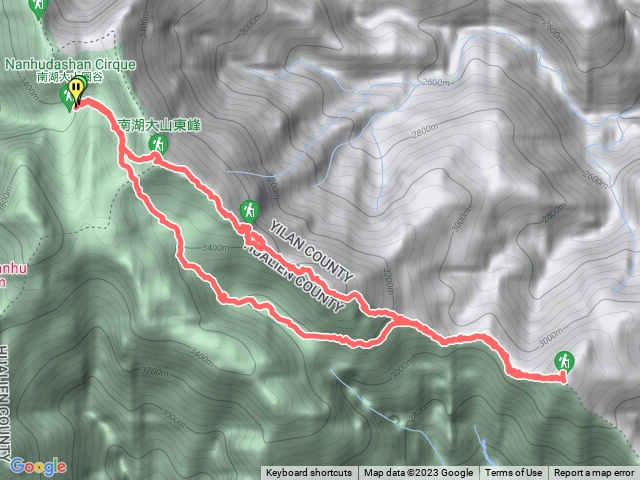 南湖D2_南湖山屋-馬比杉山(含陶塞峰、東南峰)