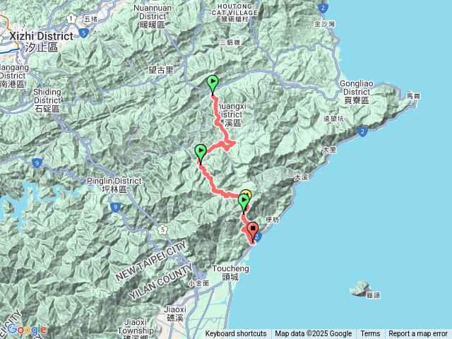淡蘭中路（崩山坑古道、北勢溪古道、灣潭古道、烏山越嶺、坪溪古道、石空古道）（2M走山）