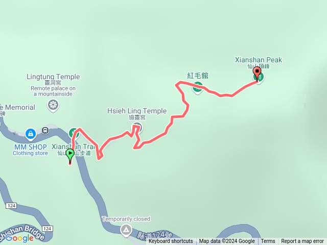 百大步道仙山登山步道20241023