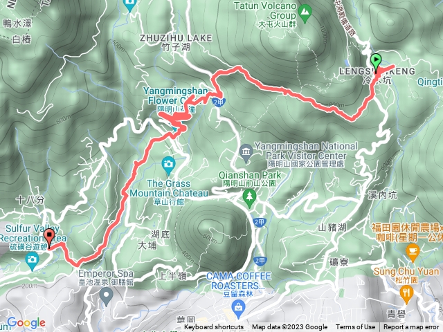 20230404 冷水坑 苗冷古道 金露天宮 紫明溪步道 陽明書屋 時鐘 陽峰古道 行義橋情人瀑布