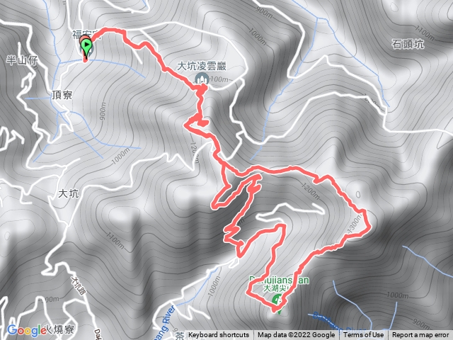 標:嘉義凌雲巖步道走文峰山天雲山大湖尖山O繞