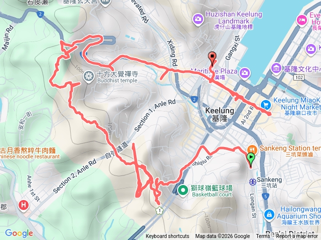 劉銘傳隧道--獅球嶺山--紅龍山預覽圖