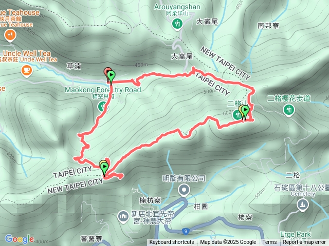 二格山(草湳登山口O繞)
