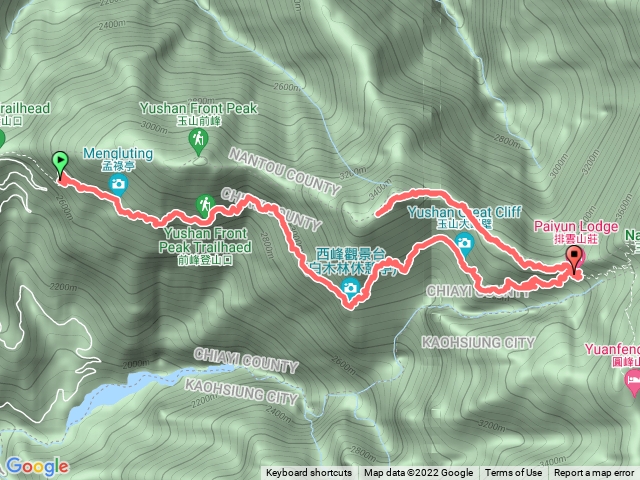 0225 塔塔加-排雲-西峰