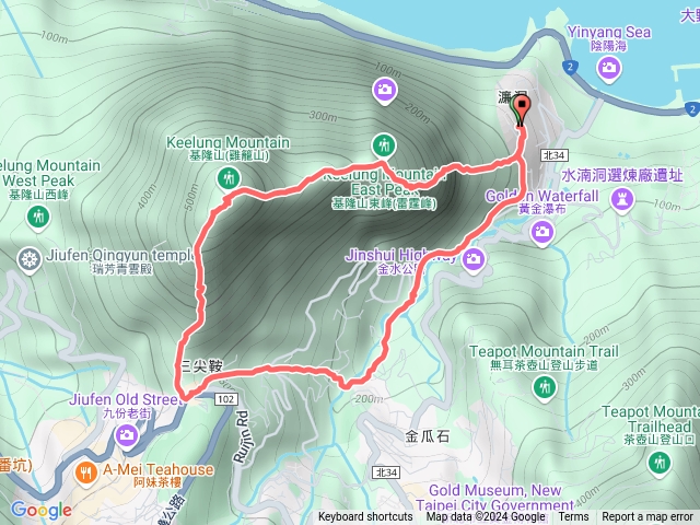 雷霆峰、基隆山、山尖觀光步道預覽圖