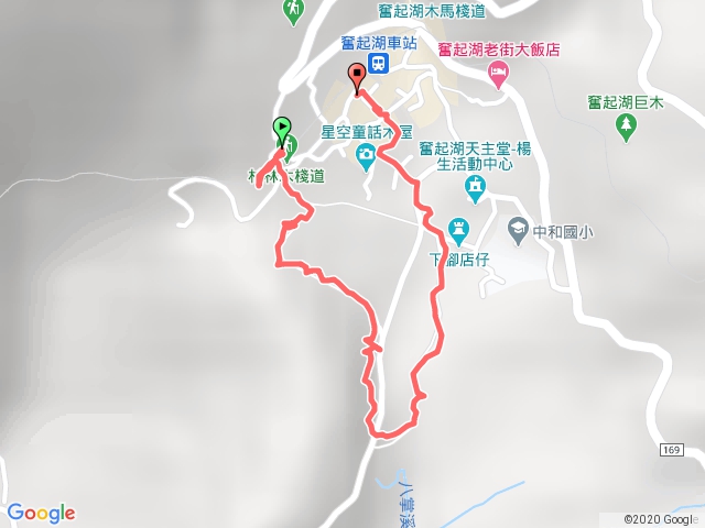 奮起湖杉林木棧道