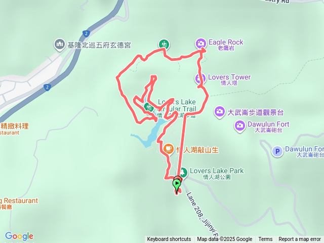 基隆情人湖步道環湖步道繞預覽圖