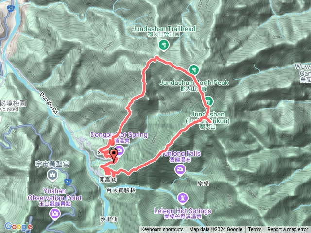 郡大山-東埔上.開高巷出(20241110,含休息58分鐘)預覽圖