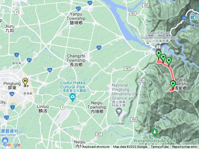 白賓山真笠東北峰真笠山