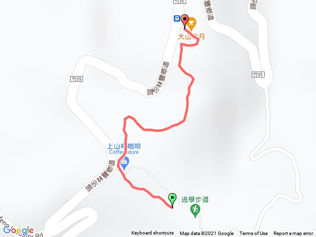 騎龍山到大山北月