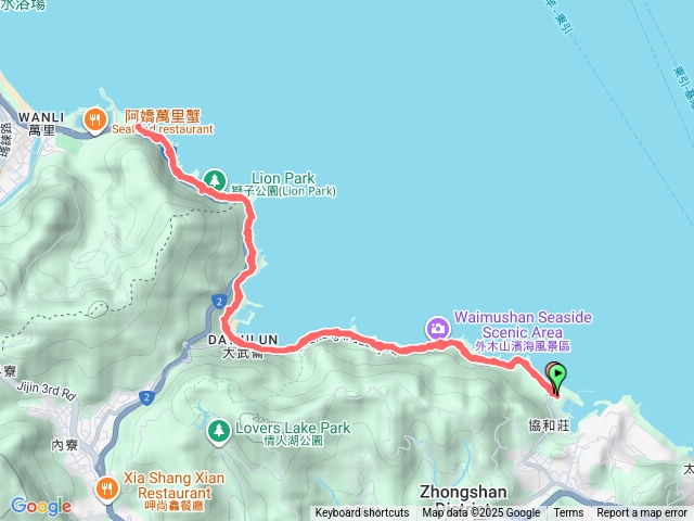 海興停車場萬里幸福廣場折返預覽圖