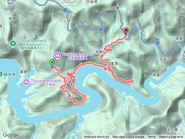 涼涼09-07十三股永安翠嵐失落的村莊永安國小.gpx預覽圖