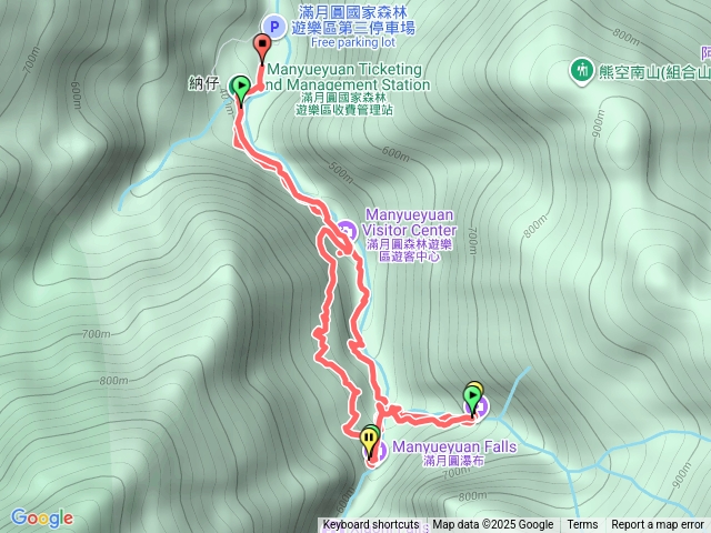 滿月圓森林遊樂區步道