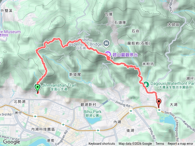 西大縱走（西湖大湖公園）預覽圖