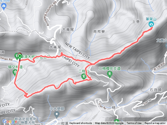 二格山,筆架山連峰