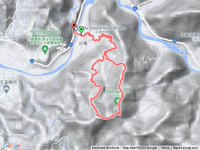 白毛山O型走