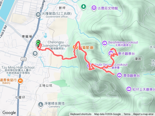 後壁北勢坑步道