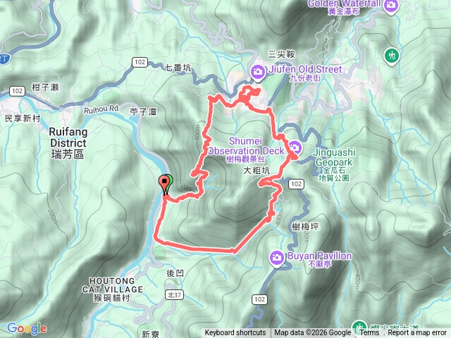 小粗坑古道九份大粗坑古道O型