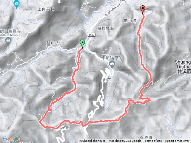 1120812中坑古道崩山坑古道