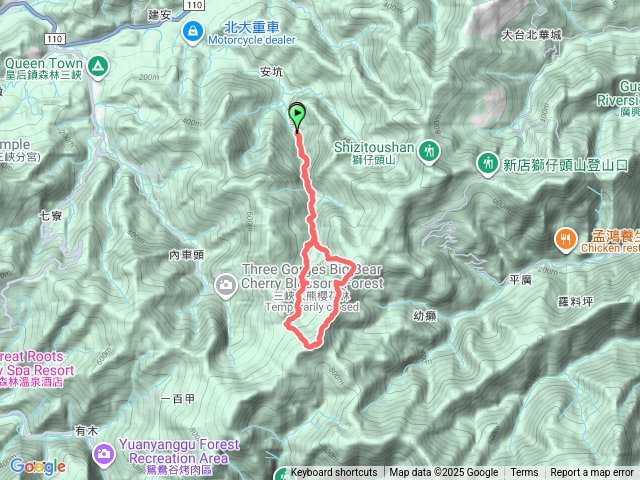 三峽長城溪、竹坑山O型