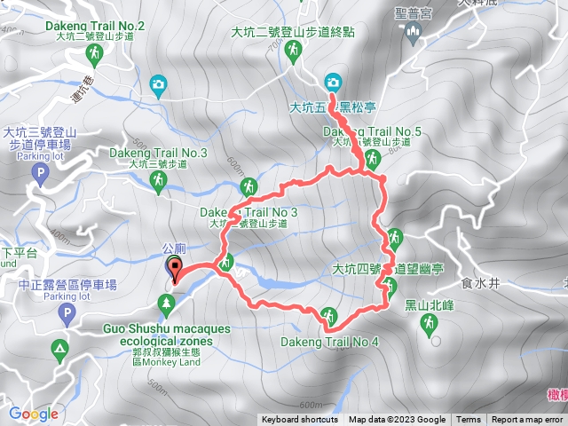 大坑四號到頭嵙山到黑松亭3-1下