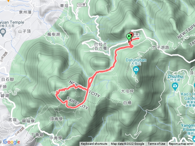 20220827 二子坪、免天山、向天山