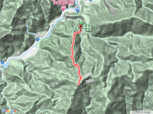 八仙山主峰步道