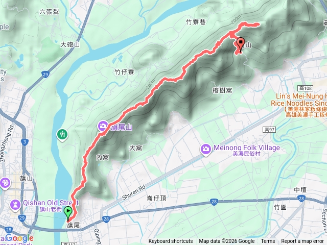 旗靈縱走預覽圖