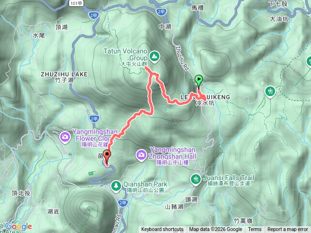 冷水坑上七星山東峰主峰下苗圃