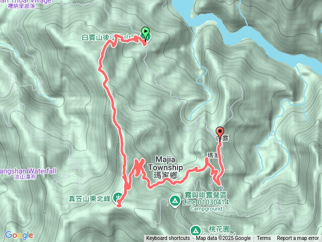 真笠山東北峰預覽圖