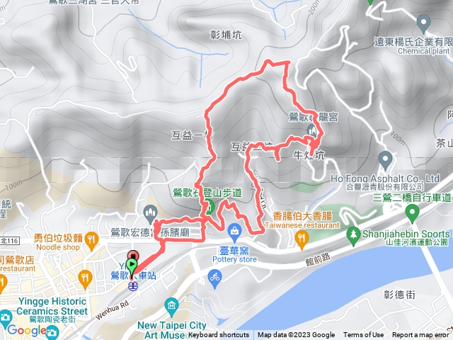 鶯歌石、牛灶坑山、孫龍步道