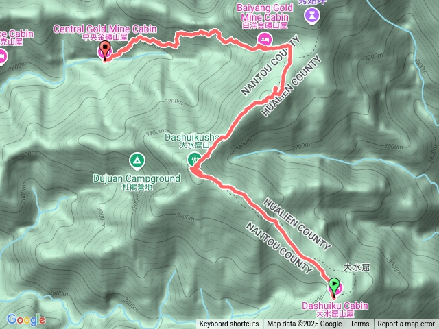 大水窟山.中央金礦山屋
