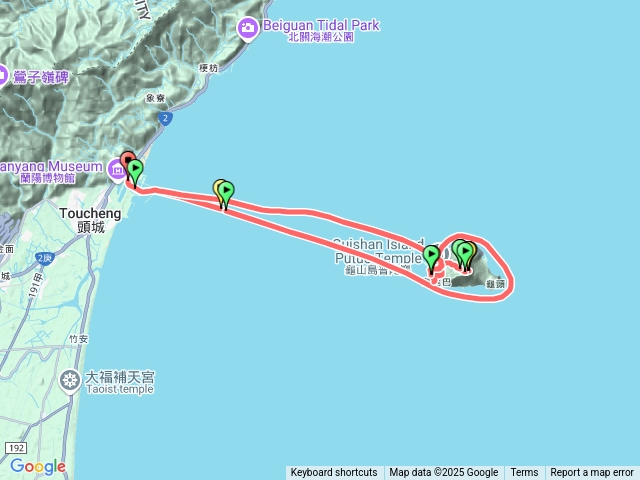 登島+登401高地+環繞龜山島