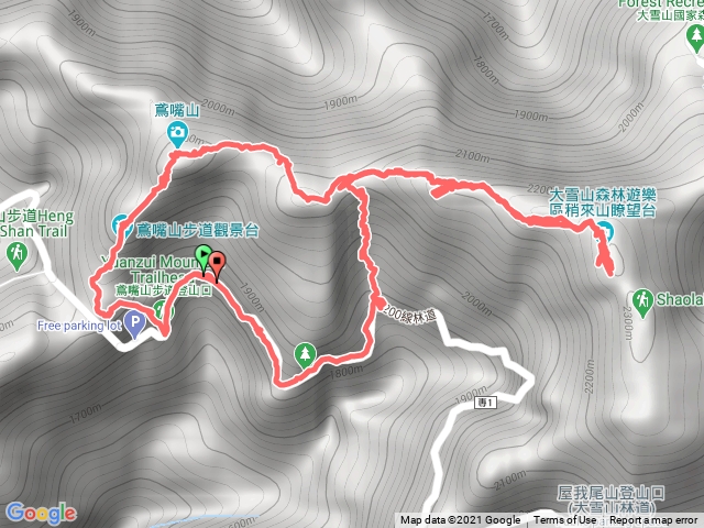 20210320鳶嘴+稍來山折返29k下
