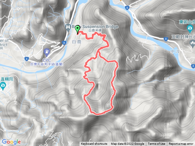 白毛山1450峯O型