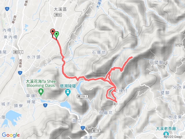 大溪打鐵寮古道白石山石龜坑山