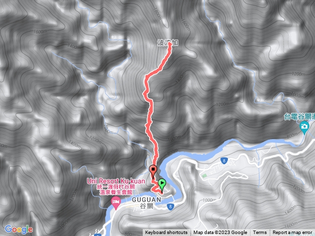 稍來步道波津加山