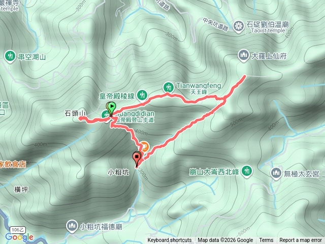 皇帝殿東西峰O型