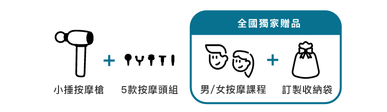 iNO小捶按摩槍的方案選擇1