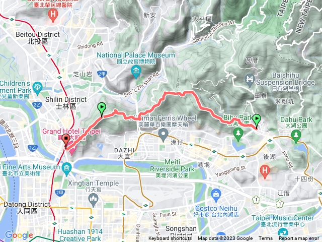 金面山 文間山 劍潭山