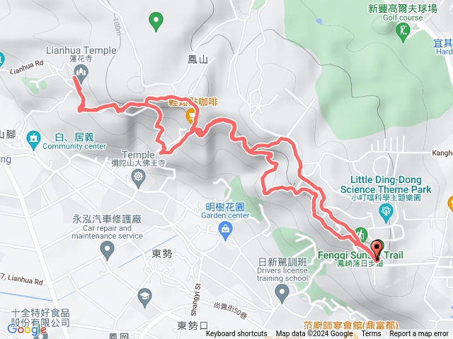 新竹－臺灣百大必訪步道鳳崎落日步道202401071551