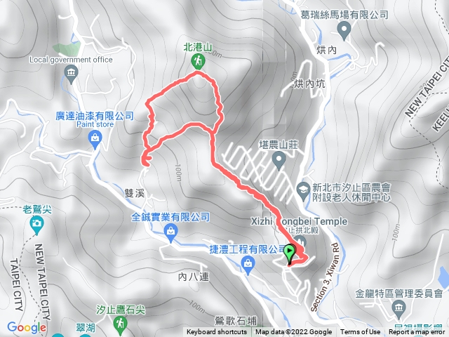 北港山、廖家古道