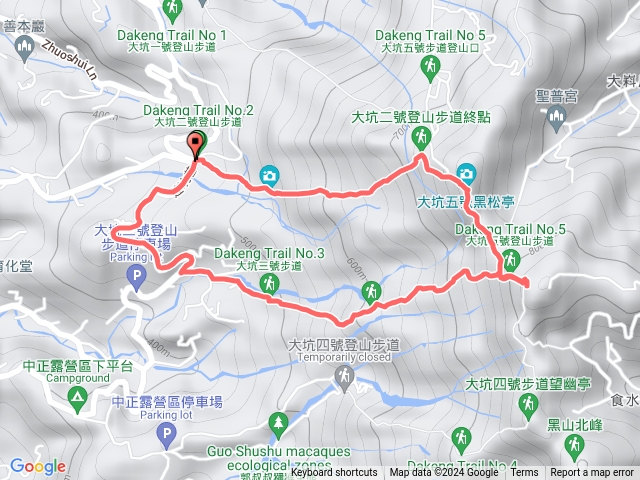 台中大坑2號→5號→3號健走