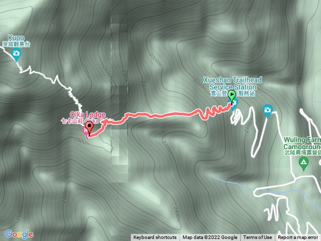 【雪山西稜】D0 雪山登山口-七卡山莊
