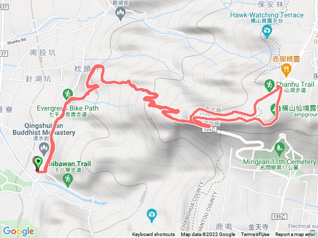 橫山清水岩步道