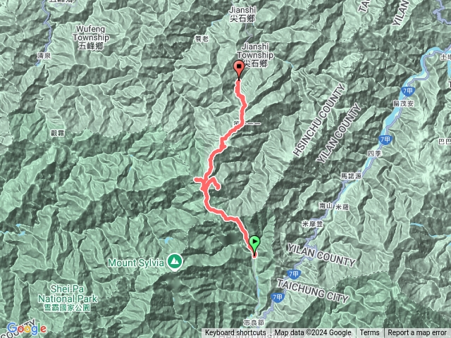 東霸尖山 (武陵山莊上東霸尖山出大霸北稜)預覽圖