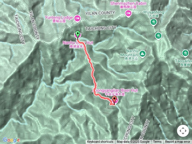 2025年114年05月19日 南湖溪木屋-中央尖溪木屋 第二天