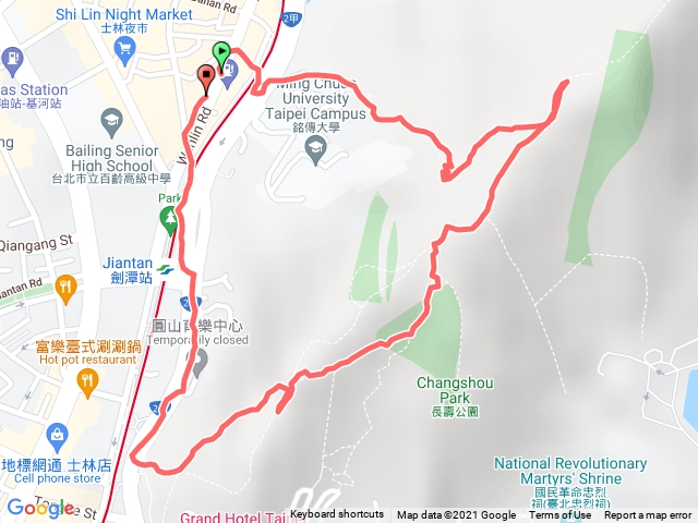 台北士林・毋忘在莒✖️劍潭山稜線步道