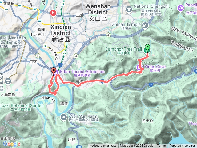 微笑山線【二格山系-貓空越嶺銀河洞+和美山】